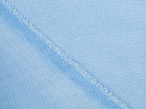 Поплин РОКЕТ из поликоттона стрейча - светло-голубой