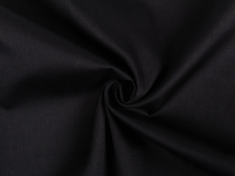 Чёрная хлопковая ткань