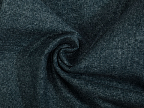 Имитация льна СТЭФАНИ из поликоттона - светло-голубой