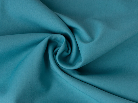 Поплин ЛАКИ СЕВЕН из поливискозы - бирюзовый