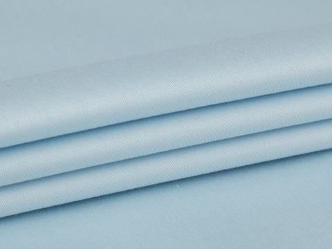 Сатин КРОМПТОН из хлопка - синий