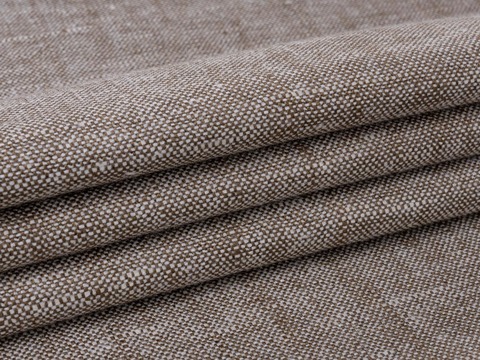 Оливковая костюмная ткань из хлопка и полиэстера