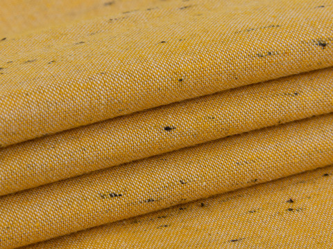 Ткань горчичного цвета из хлопка