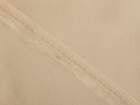 Ткань цвета топлёного молока из хлопка полиэстера вискозы и лайкры